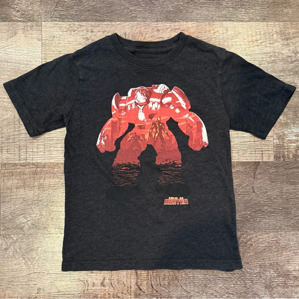 Marvel Avengers Age of Ultron Hulk Buster Boys T-shirt Size Medium (8)